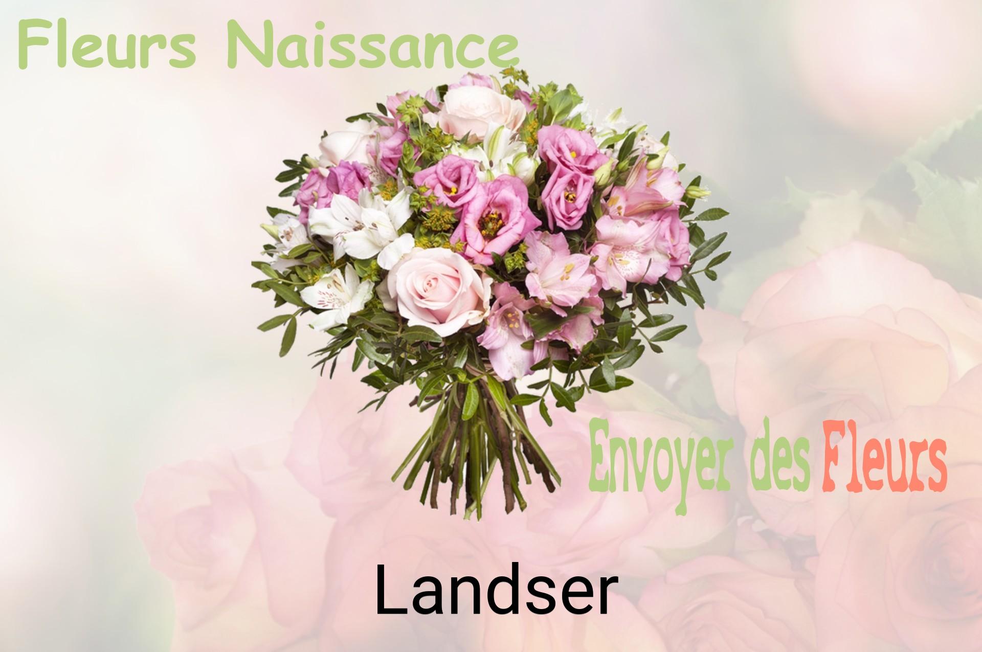Bouquet de fleurs de naissance livré à Landser